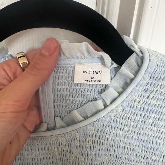 Wilfred pale blue top *never worn* - Picture 4 of 10